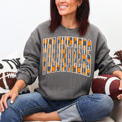 Volunteers Checkered Graphic Tee or Sweatshirt