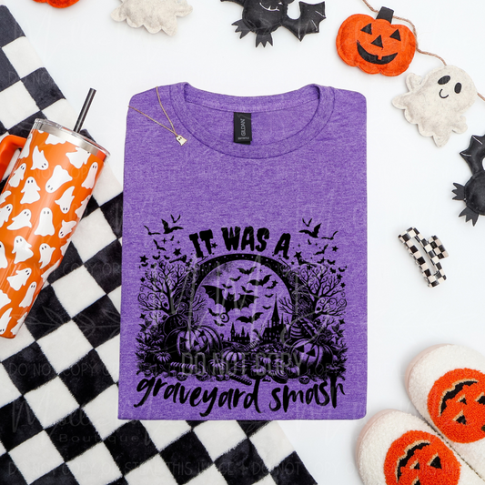 It Was The Graveyard Smash Graphic Tee