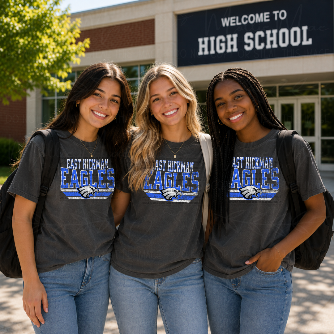 East Hickman Eagles Vintage Spirit Tee
