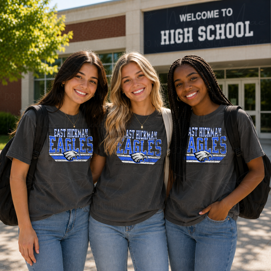 East Hickman Eagles Vintage Spirit Tee
