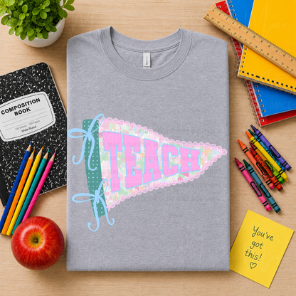 Teacher Pennant Graphic Tee