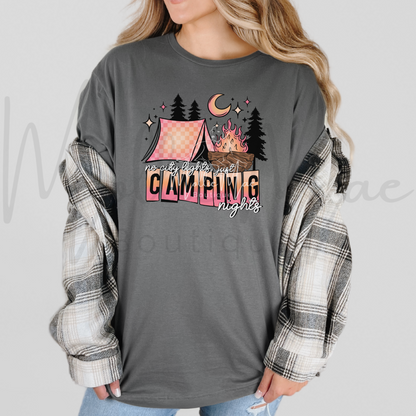 No City Lights Just Camping Nghts Tshirt