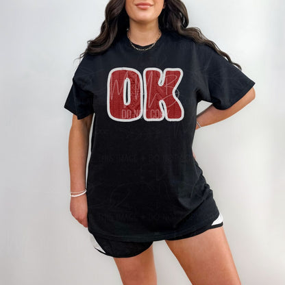 SEC College Faux Knit Graphic Sweatshirt or Tee