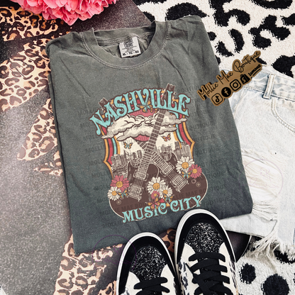 Nashville Music City Tshirt