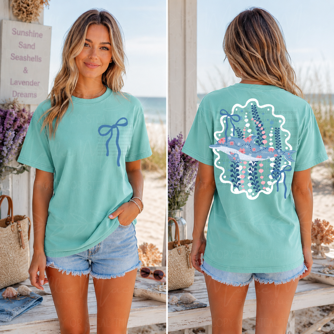 Coastal Dolphin Graphic Tee