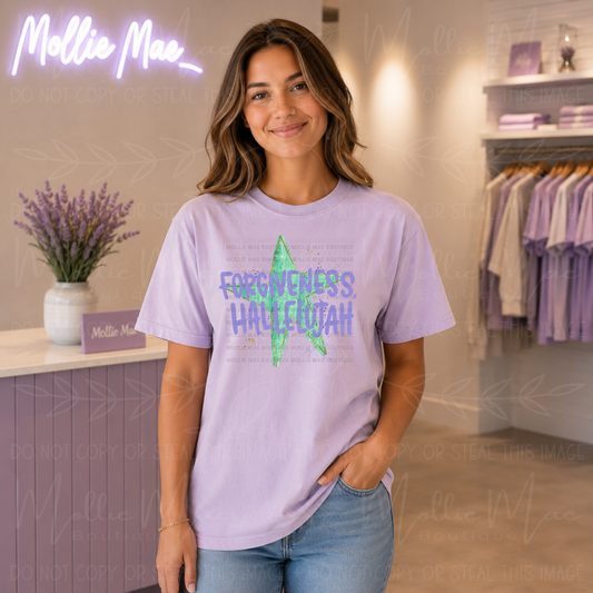 Forgiveness Hallelujah Graphic Tee