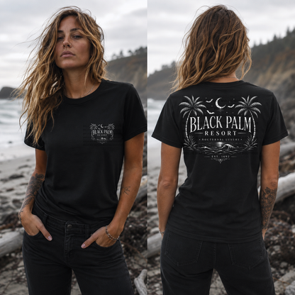 Black Palm Resort Graphic T-Shirt