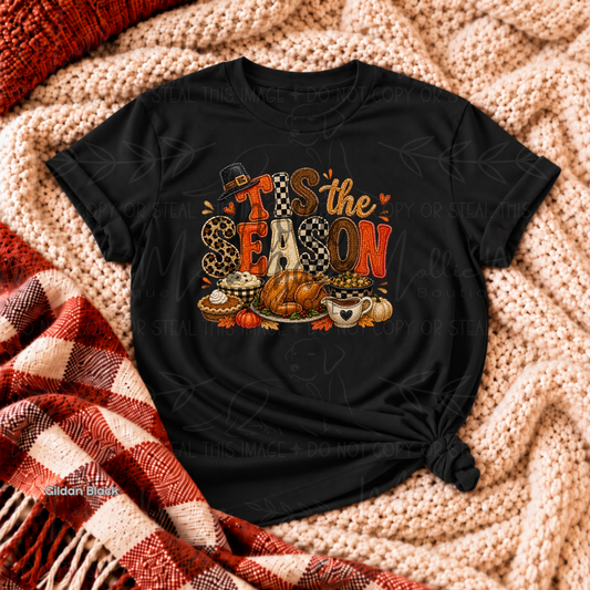 'Tis the Season Thanksgiving Graphic Tee