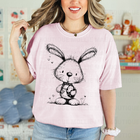 Doodle Bunny Graphic Tee