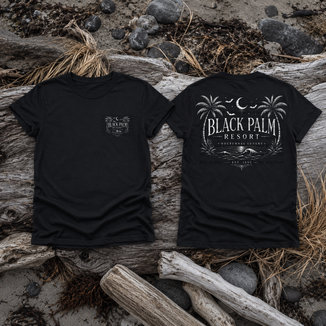 Black Palm Resort Graphic T-Shirt