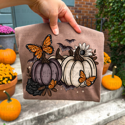 Midnight Monarch Pumpkins Tee