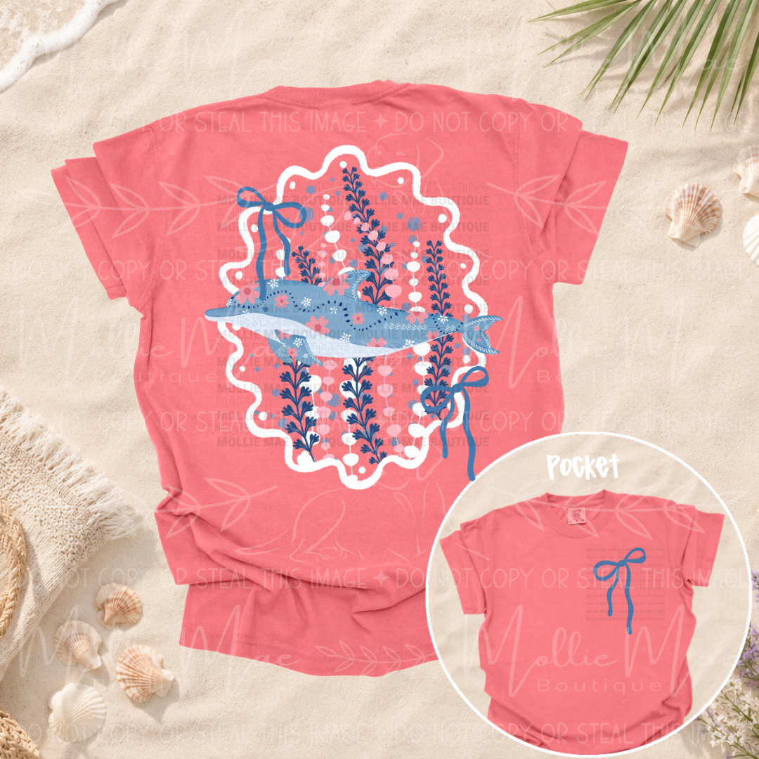 Coastal Dolphin Graphic Tee