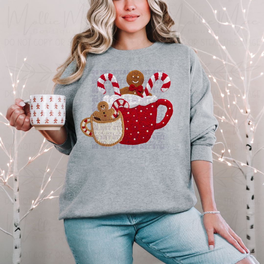 Cup of Gingerbread Joy” Sweatshirt