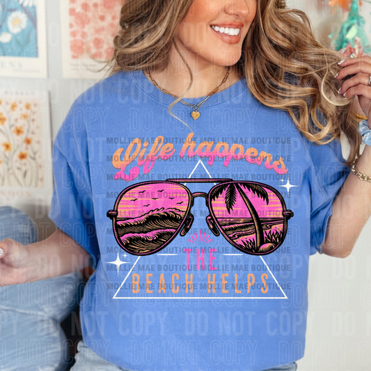 Life Happens The Beach Helps - Semi Exclusive