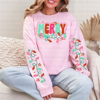 Merry Lights Graphic Sweatshirt
