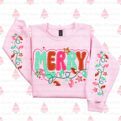 Merry Lights Graphic Sweatshirt