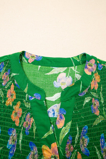 Keilani Short Sleeve Floral PLUS Top boutique clothing from Mollie Mae Boutique