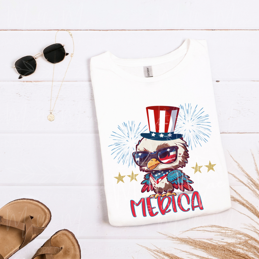 Merica Owl Tshirt