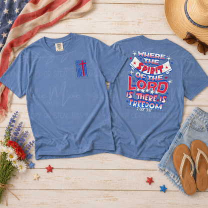 Where the Spirit of the Lord Is Graphic Tee