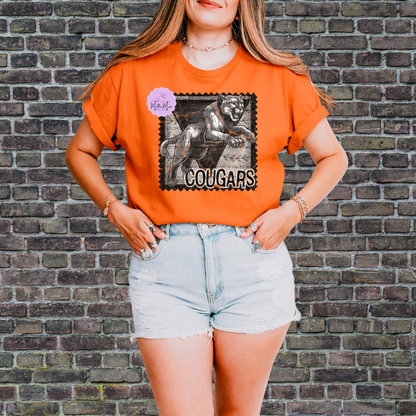 Dickson County Cougars Stamp Tee