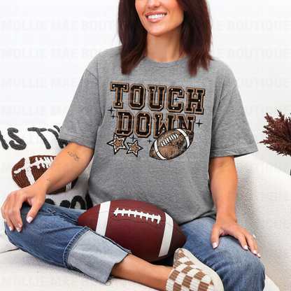 Touch Down Football Graphic Tee