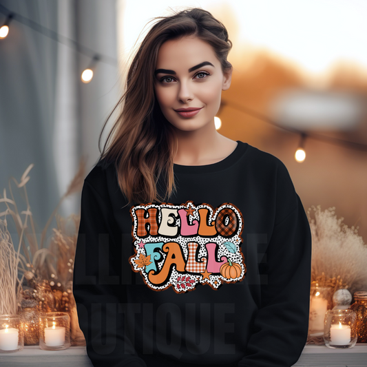 Hello Fall Graphic Sweatshirt