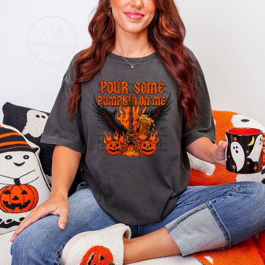 Pour Some Pumpkin On Me Graphic Tee