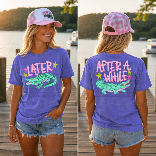 Later Gator / After While Crocodile Graphic Tee