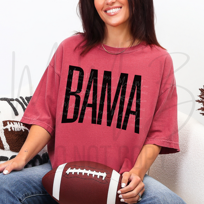 🏈 Oversized Bama Graphic Tee – Comfort Colors