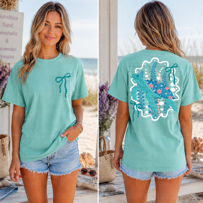 Sea Turtle Coastal Graphic Tee