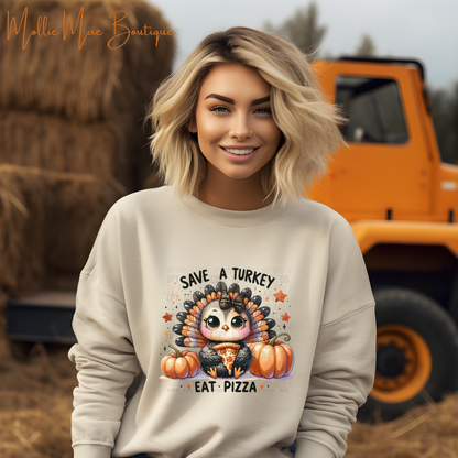 SAVE A TURKEY EAT PIZZA