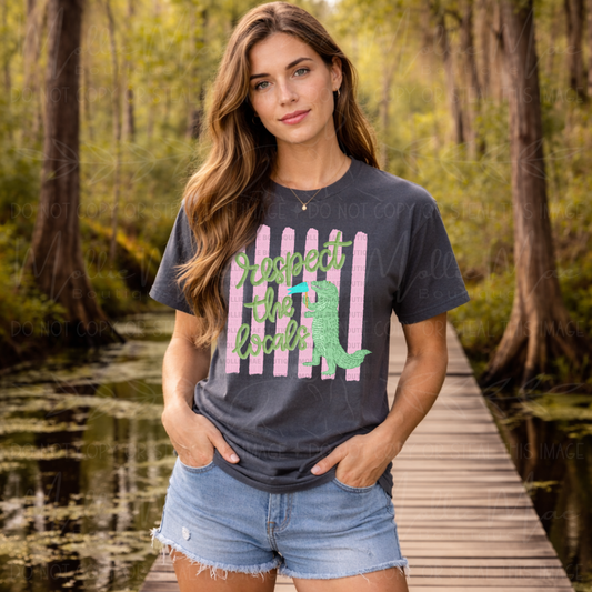 Respect the Locals Gator Graphic Tee