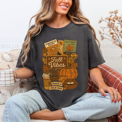 Retro Fall Vibes Graphic Tee