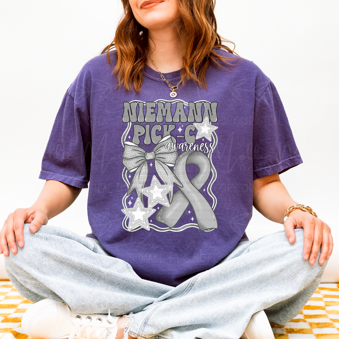 Niemann-Pick C Awareness Ribbon Graphic Tee