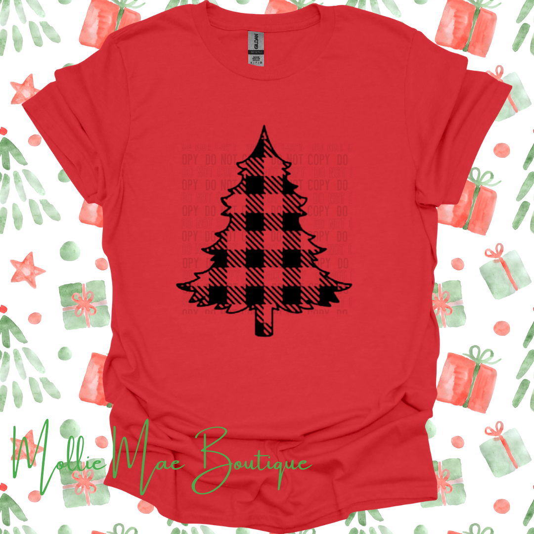 Buffalo Plaid Christmas Tree