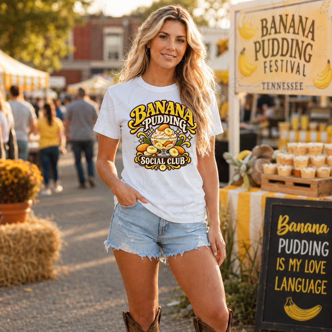 Banana Pudding Social Club Graphic Tee