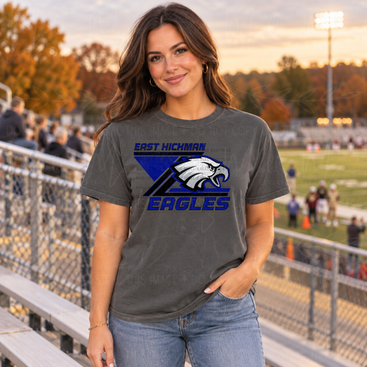 East Hickman Eagles Retro Rally Graphic Tee