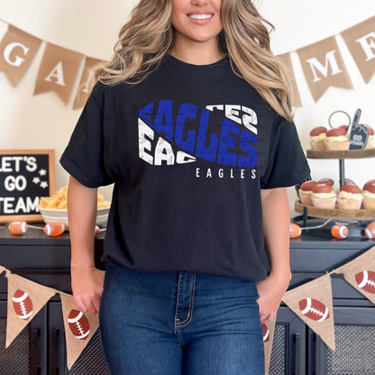 Eagles Curved - Semi Custom Graphic Tee
