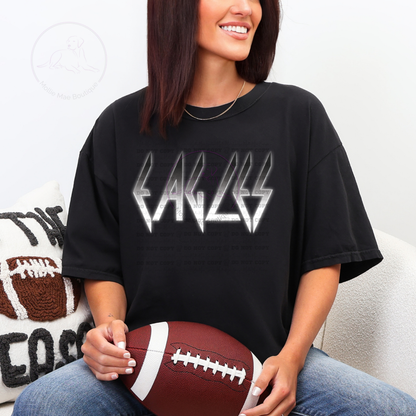 Gridiron Glow Eagles Tee