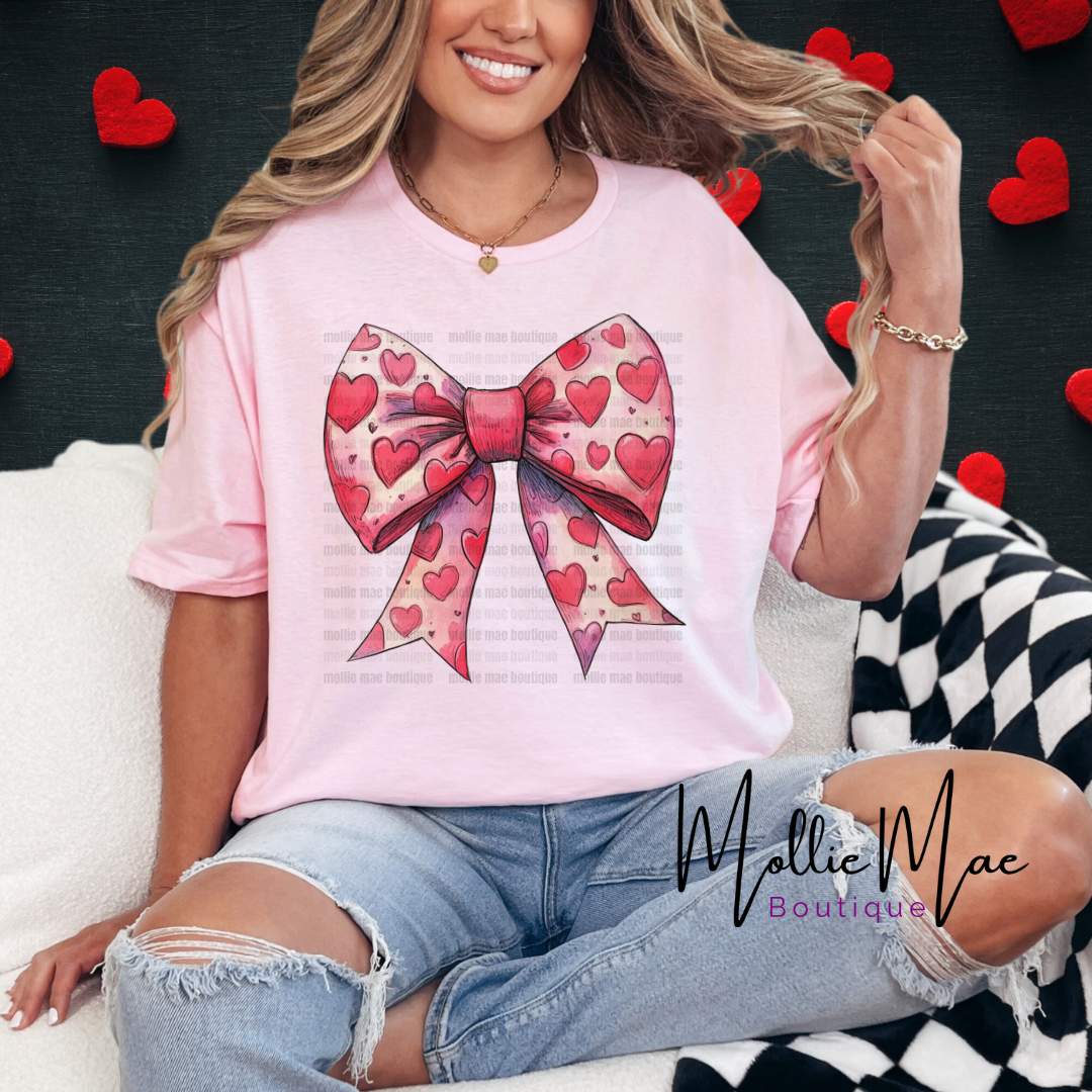 Coquette Heart Bow