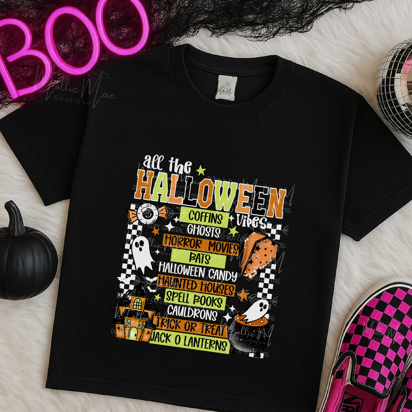 All the Halloween Vibes Graphic Tee or Crewneck Sweatshirt