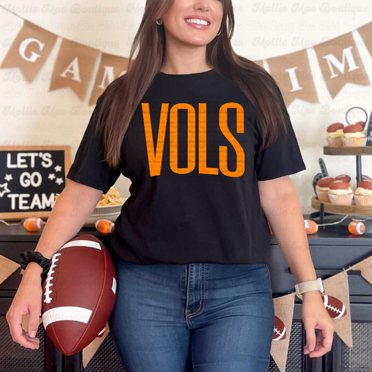 VOLS Oversized Print Graphic Tee or Sweatshirt