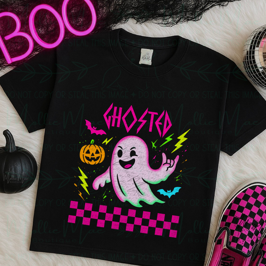Ghosted Halloween Graphic Tee or Crewneck