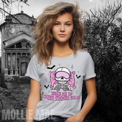 Wake Me When Summers End Graphic Tshirt