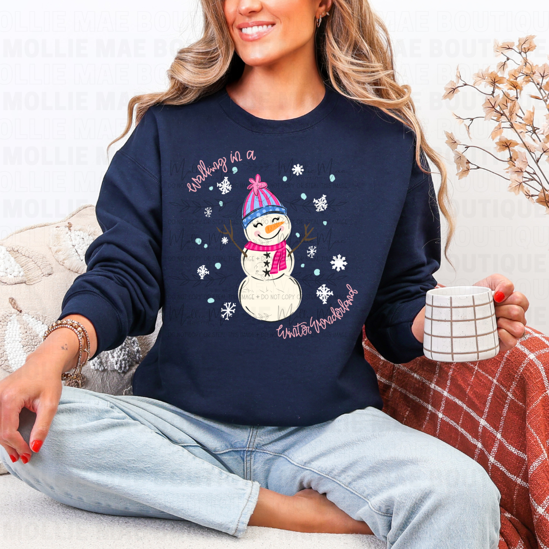 Walking in a Winter Wonderland Graphic Sweatshirt