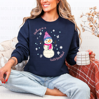Walking in a Winter Wonderland Graphic Sweatshirt