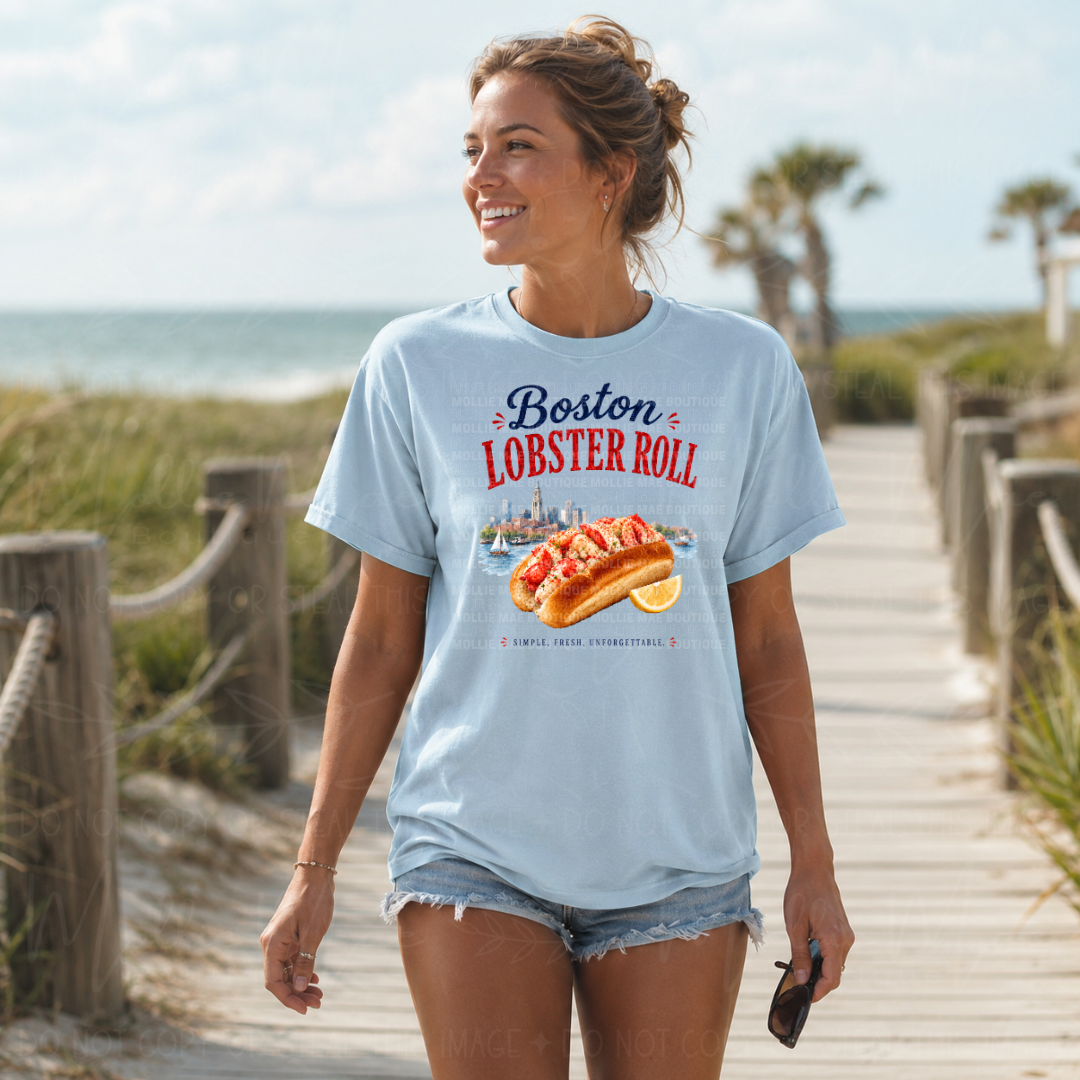 Boston Lobster Roll Graphic Tee