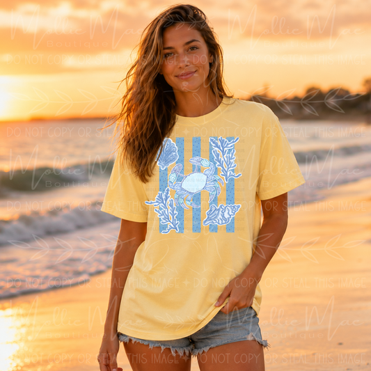 Blue Ocean Life Graphic Tee