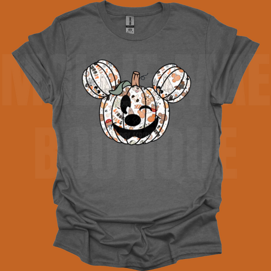 Fall Mouse Pumpkin Graphic Tshirt