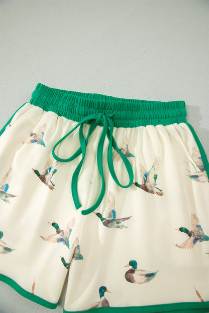 Mallard Colorblock Trim Short Sleeve & Short Set